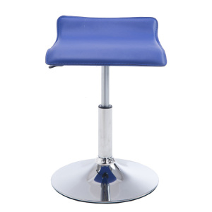 Contemporary Chrome Air Lift Adjustable Swivel Club Bar Stools
